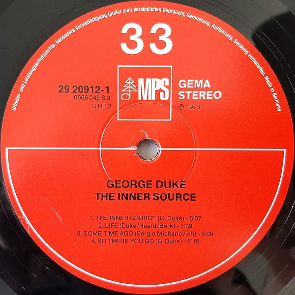 George Duke - The Inner Source (2xVINYL) | Mint (M) Mint (M)-