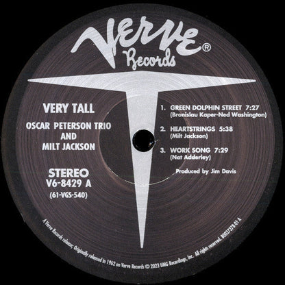 The Oscar Peterson Trio - Very Tall *ACOUSTIC SOUNDS* | Mint (M) Mint (M)-