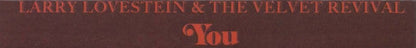 Larry Lovestein & The Velvet Revival - You (UNOFFICIAL CASSETTE) |-