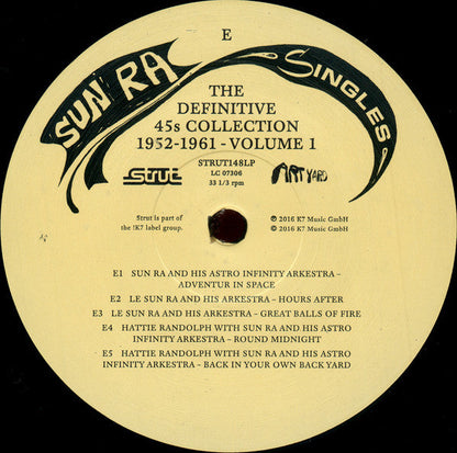Sun Ra - Singles Volume 1 (The Definitive 45s Collection 1952-1961) | Mint (M) Mint (M)-