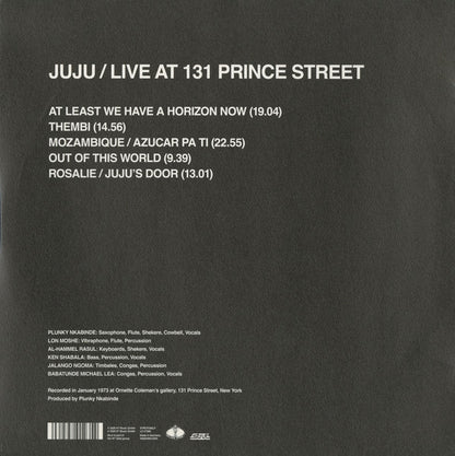Juju (9) - Live At 131 Prince Street | Mint (M) Mint (M)-