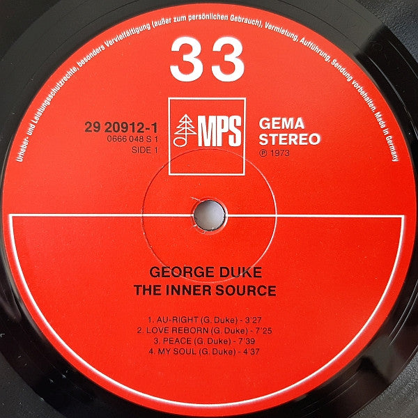 George Duke - The Inner Source (2xVINYL) | Mint (M) Mint (M)-