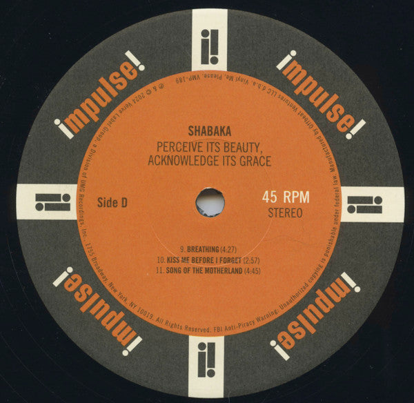 Shabaka Hutchings - Perceive Its Beauty, Acknowledge Its Grace (2xVINYL / VMP) | Mint (M) Mint (M)-