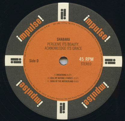 Shabaka Hutchings - Perceive Its Beauty, Acknowledge Its Grace (2xVINYL / VMP) | Mint (M) Mint (M)-