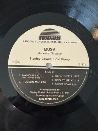 Stanley Cowell - Musa • Ancestral Streams (VINYL) | Mint (M) Mint (M)-