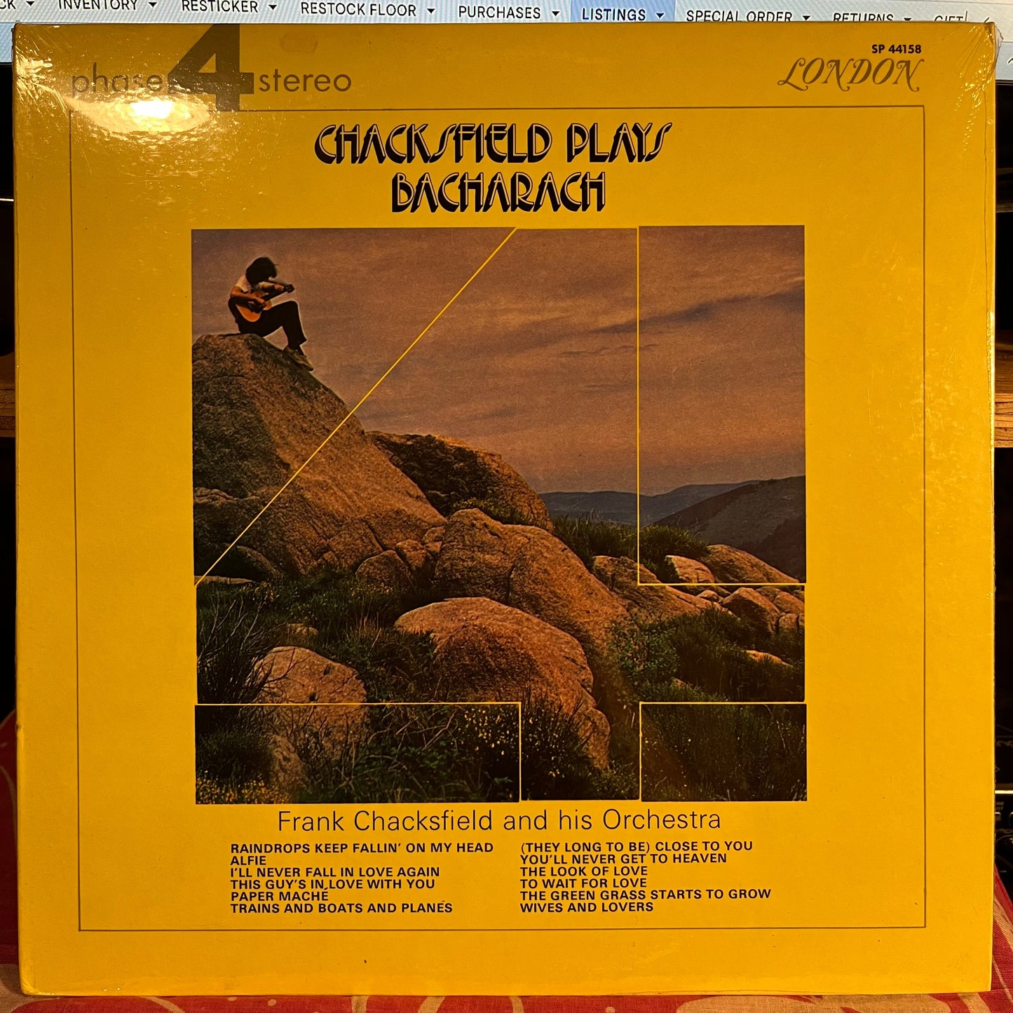Chacksfield Plays Bacharach | Mint (M) Mint (M)-