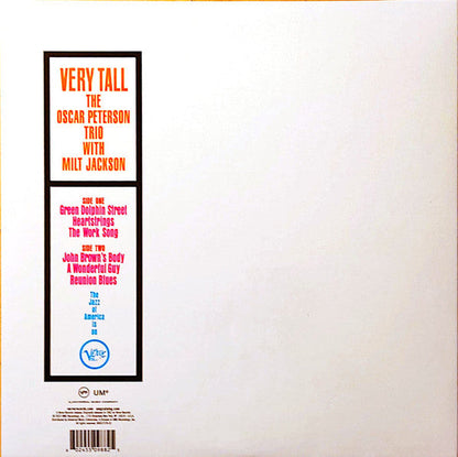 The Oscar Peterson Trio - Very Tall *ACOUSTIC SOUNDS* | Mint (M) Mint (M)-