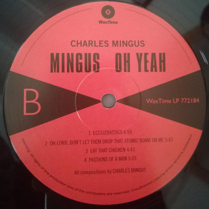 Charles Mingus - Oh Yeah | Mint (M) Mint (M)-