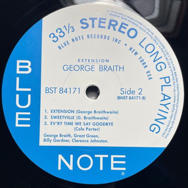 George Braith - Extension | Mint (M) Mint (M)-
