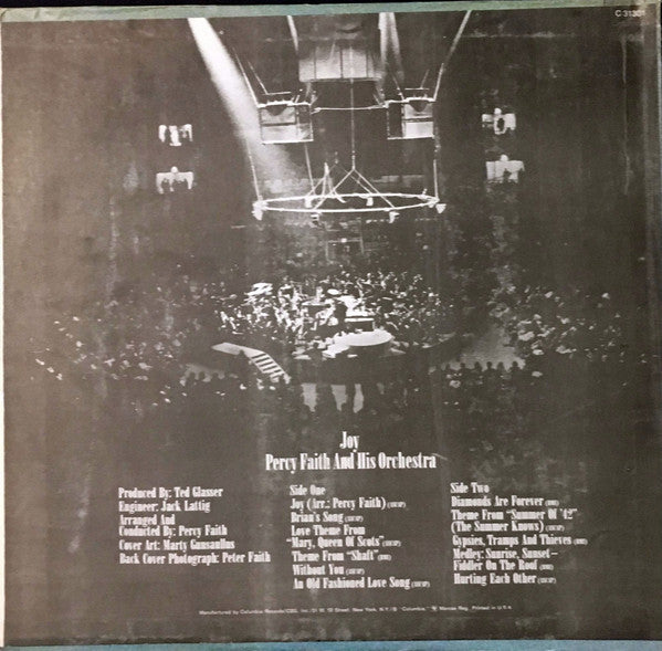 Percy Faith & His Orchestra - Joy | Mint (M) Near Mint (NM)-