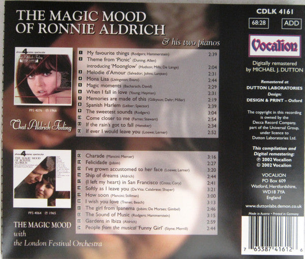 That Aldrich Feeling /The Magic Mood Of Ronnie Aldrich *CD* | Mint (M) Mint (M)-
