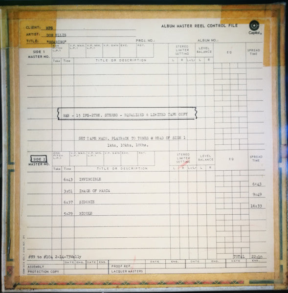 Don Ellis - Soaring (VINYL) | Mint (M) Mint (M)-