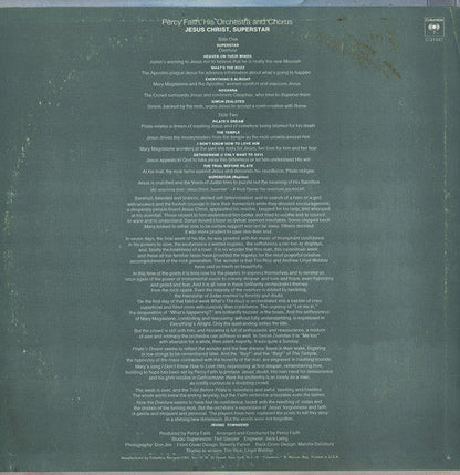 Percy Faith And His Orchestra And Chorus - Jesus Christ, Superstar | Mint (M) Near Mint (NM)-