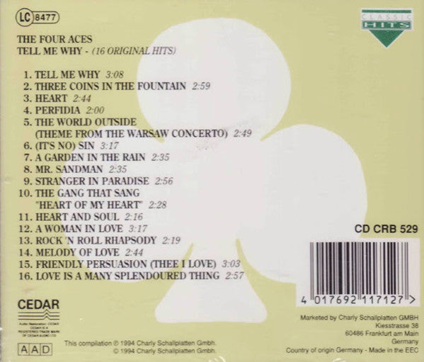 Tell Me Why - 16 Original Hits *CD* | Mint (M) Mint (M)-