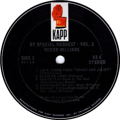 Roger Williams (2) - By Special Request-Vol.2 *SEALED* | Mint (M) Near Mint (NM)-