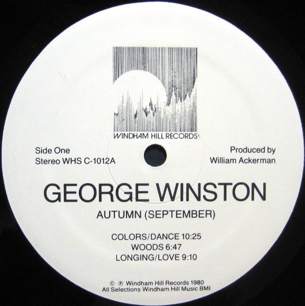 George Winston - Autumn (Piano Solos) (VINYL) | Mint (M) Near Mint (NM)-
