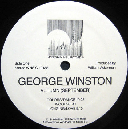 George Winston - Autumn (Piano Solos) (VINYL) | Mint (M) Near Mint (NM)-