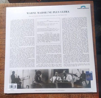Warne Marsh - Ne Plus Ultra (VINYL) |-