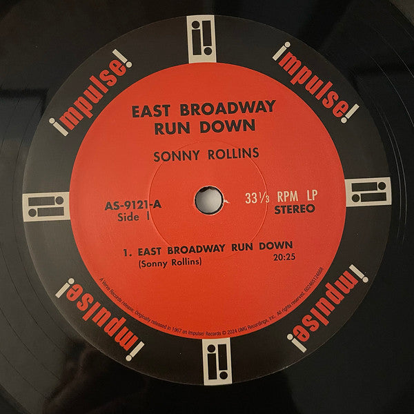 Sonny Rollins - East Broadway Run Down | Mint (M) Mint (M)-