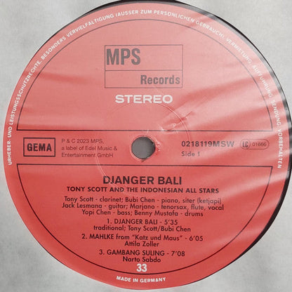 Tony Scott (2) - Djanger Bali (VINYL) |-