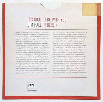 Jim Hall - It's Nice To Be With You (Jim Hall In Berlin) (VINYL) | Mint (M) Mint (M)-