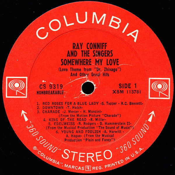 Somewhere My Love | Mint (M) Excellent (EX)-