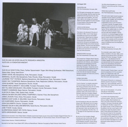 Sun Ra - Nuits De La Fondation Maeght (RSD 2025 BOX SET - VINYL) | Mint (M) Mint (M)-