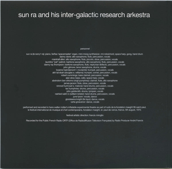 Sun Ra - Nuits De La Fondation Maeght (RSD 2025 BOX SET - VINYL) | Mint (M) Mint (M)-