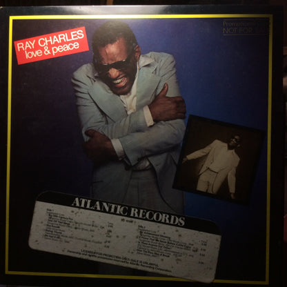 Ray Charles - Love & Peace *PROMO* (VINYL) | Excellent+ (EX+) Very Good Plus (VG+)-