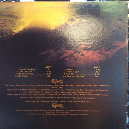 The Crusaders - Free As The Wind (VINYL) | Excellent+ (EX+) Excellent (EX)-