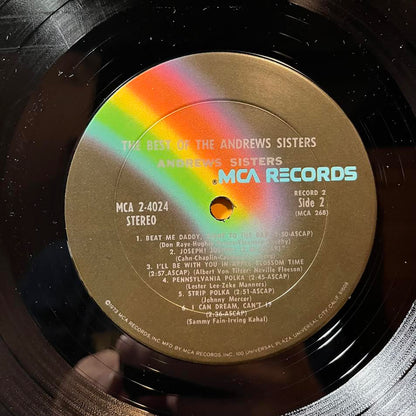 The Andrews Sisters - The Best Of The Andrews Sisters (2xVINYL) | Excellent+ (EX+) Excellent+ (EX+)-