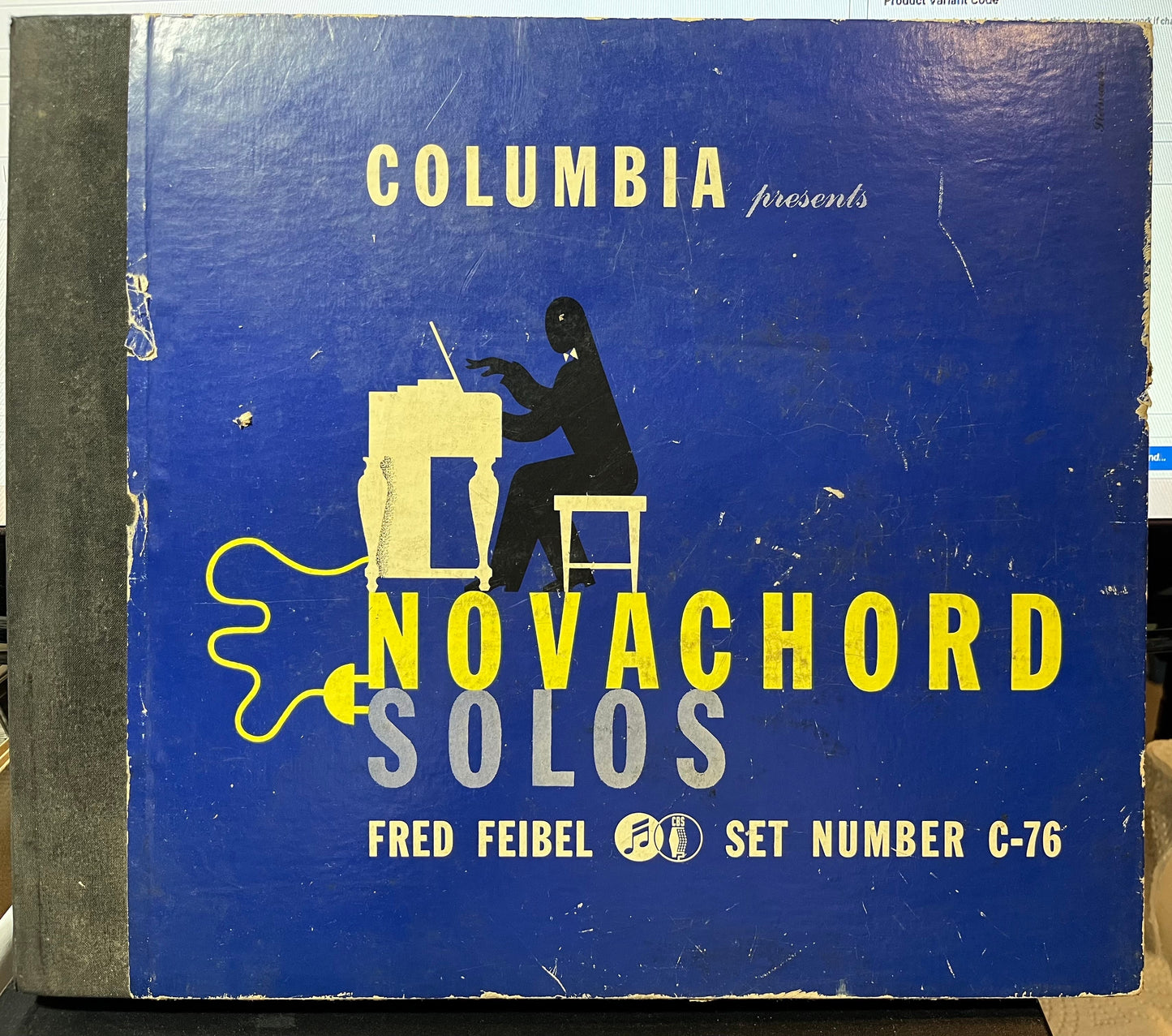 Fred Feibel - Novachord Solos (4x10" SHELLAC) | Excellent+ (EX+) Very Good Plus (VG+)-