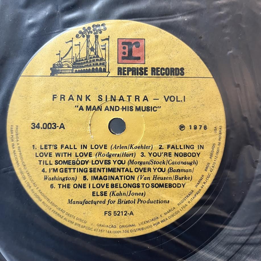 Frank Sinatra - Sinatra, A Man And His Music (BRAZIL 6xVINYL BOX) | Excellent+ (EX+) Very Good (VG)-