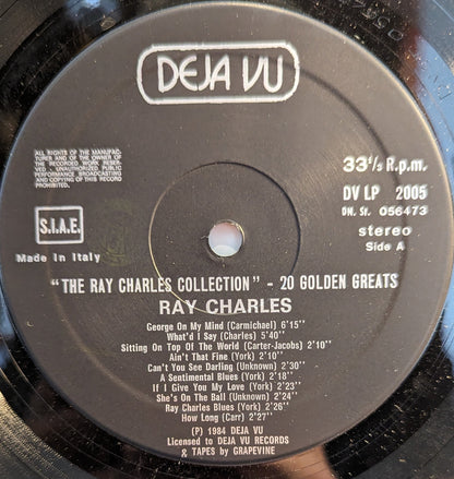 Ray Charles - The Ray Charles Collection - 20 Golden Greats *ITALIAN PRESS* | Excellent (EX) Near Mint (NM)-