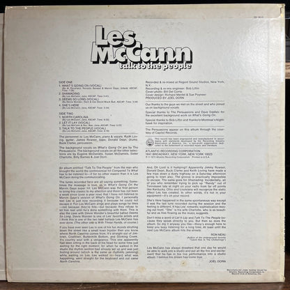Les McCann - Talk To The People (VINYL) | Excellent+ (EX+) Excellent (EX)-