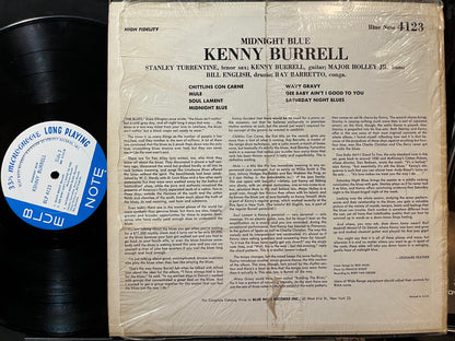 Kenny Burrell - Midnight Blue (VINYL LP Blue Note BLP 4123 1963) | Excellent (EX) Excellent+ (EX+)-