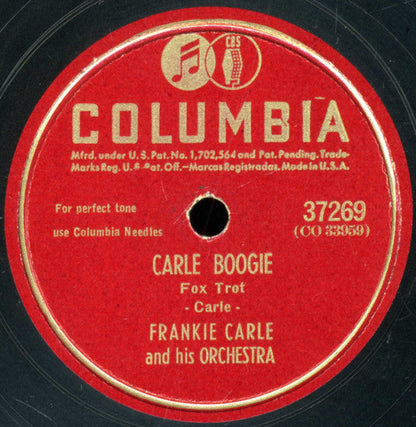 Frankie Carle And His Orchestra - Carle Boogie / Sunrise Serenade *78 RPM* | Excellent (EX) Generic-