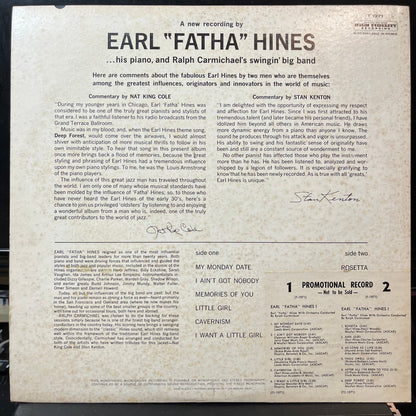 Earl Hines With Ralph Carmichael's Swingin' Big Ba - Earl "Fatha" Hines! (VINYL LP CAPITOL T-1971 1963) | USED Excellent (EX) Excellent (EX)-