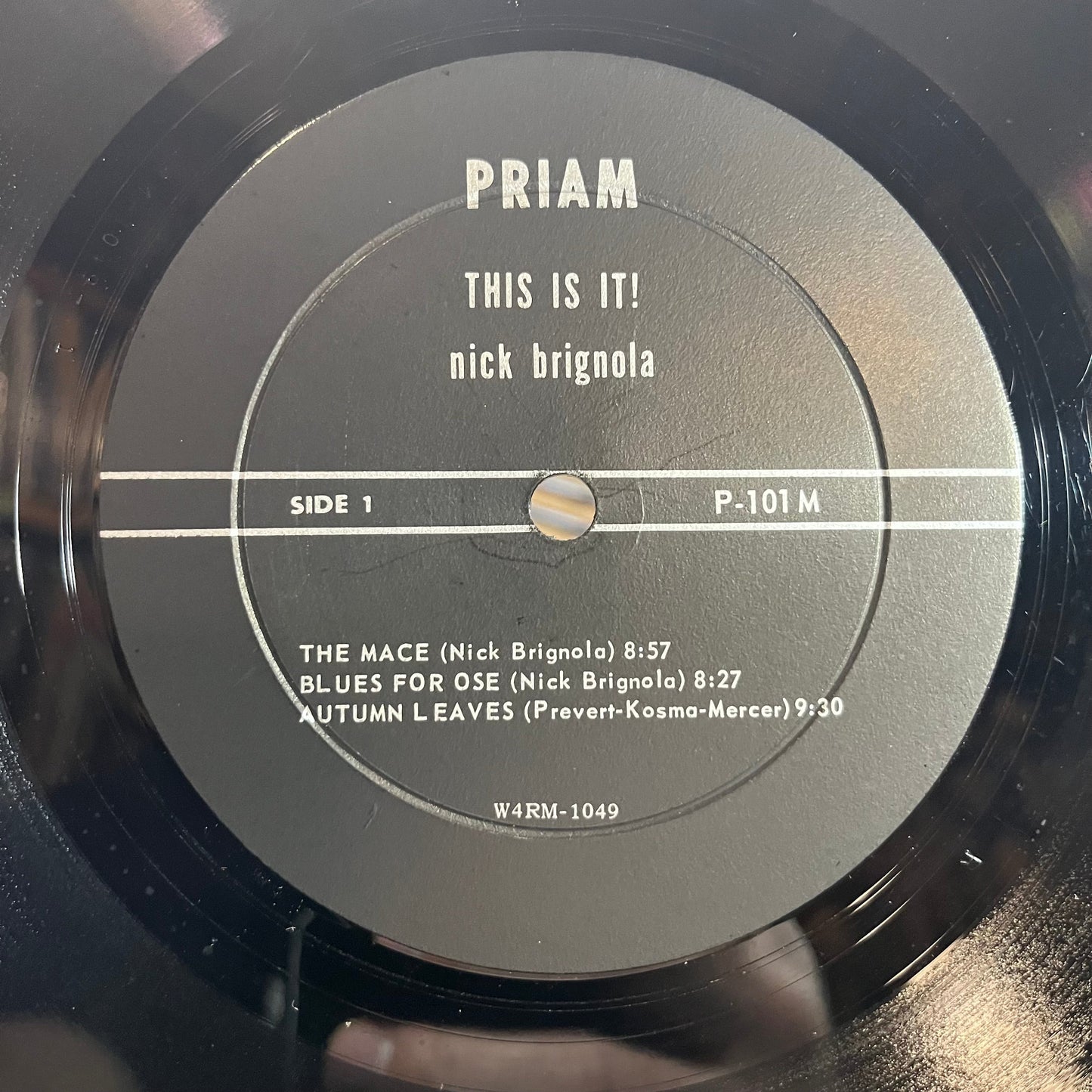 Nick Brignola - This Is It! (LP) | Excellent (EX) Very Good Plus (VG+)-