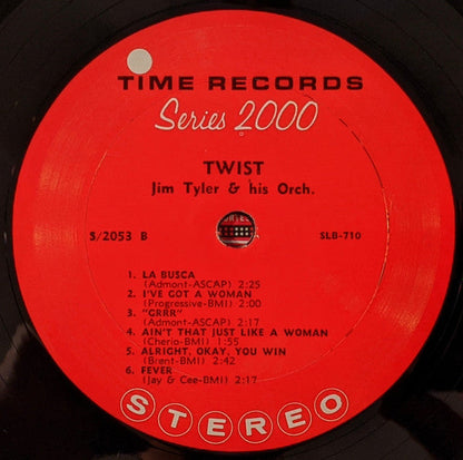 Jim Tyler Orchestra - Twist (VINYL) | Excellent (EX) Near Mint (NM)-
