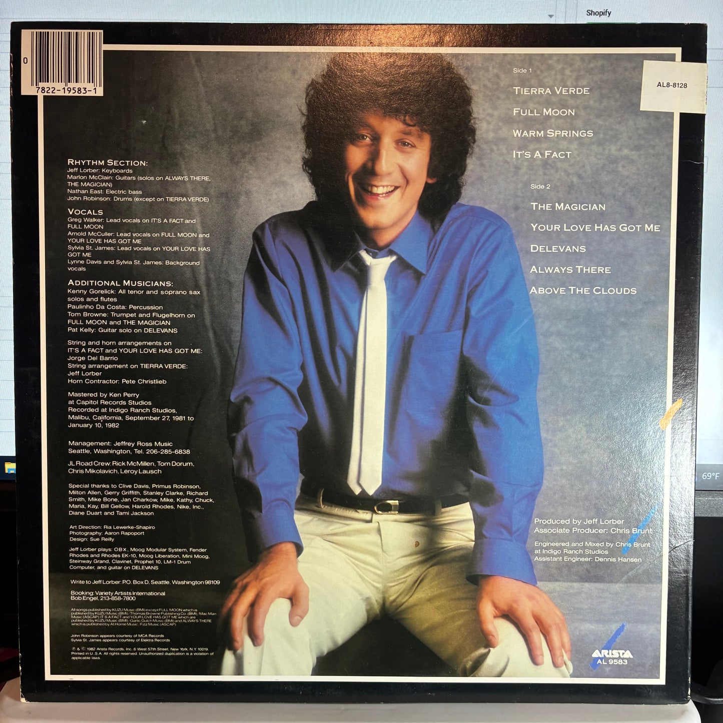 Jeff Lorber - It's A Fact (VINYL) | Excellent (EX) Excellent (EX)-