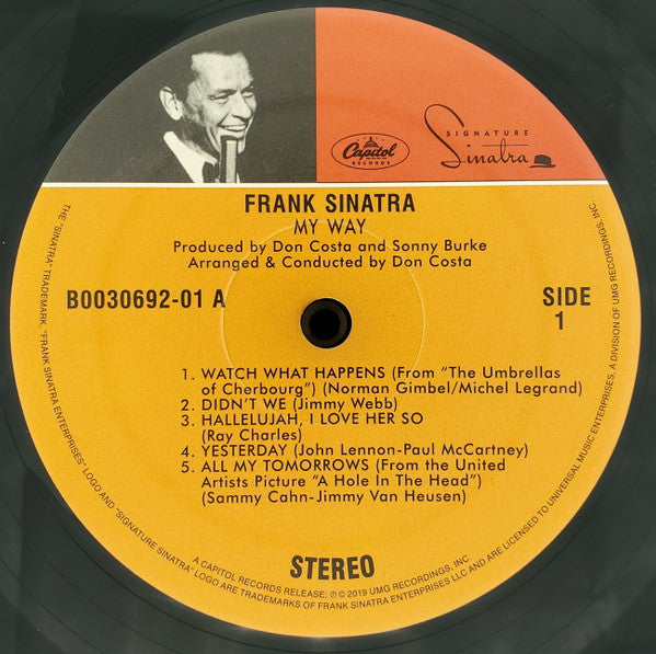 Frank Sinatra - My Way (VINYL) | Excellent (EX) Near Mint (NM)-