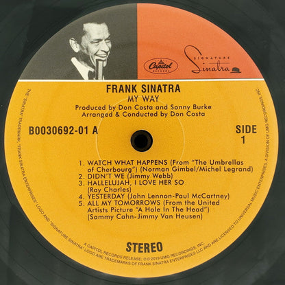 Frank Sinatra - My Way (VINYL) | Excellent (EX) Near Mint (NM)-