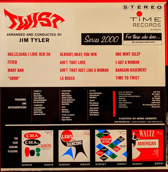Jim Tyler Orchestra - Twist (VINYL) | Excellent (EX) Near Mint (NM)-