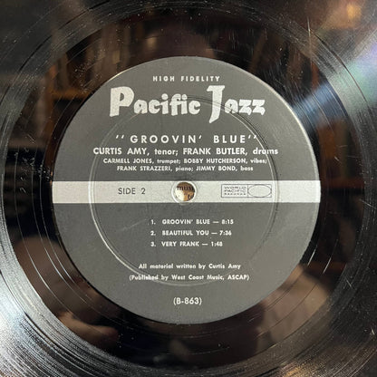 Curtis Amy - Groovin' Blue (VINYL) | Good Plus (G+)-