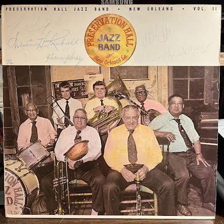 Preservation Hall Jazz Band - New Orleans Vol. II (VINYL) *SIGNED* | Good (G) Excellent (EX)-