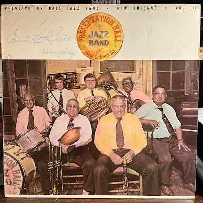 Preservation Hall Jazz Band - New Orleans Vol. II (VINYL) *SIGNED* | Good (G) Excellent (EX)-