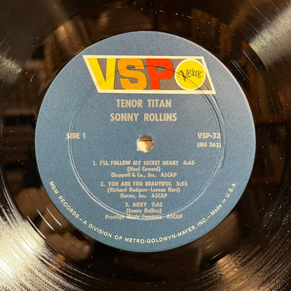 Sonny Rollins - Tenor Titan (VINYL) | Near Mint- (NM-) Near Mint (NM)-