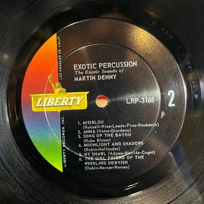Martin Denny - Exotic Percussion - The Exotic Sounds Of Martin Denny (VINYL) | Near Mint- (NM-) Excellent (EX)-