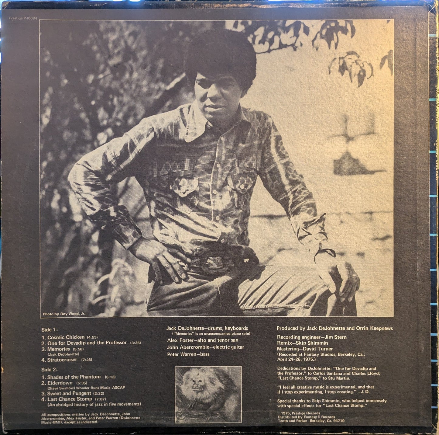 Jack DeJohnette's Directions - Cosmic Chicken (VINYL) | Near Mint (NM) Very Good Plus (VG+)-